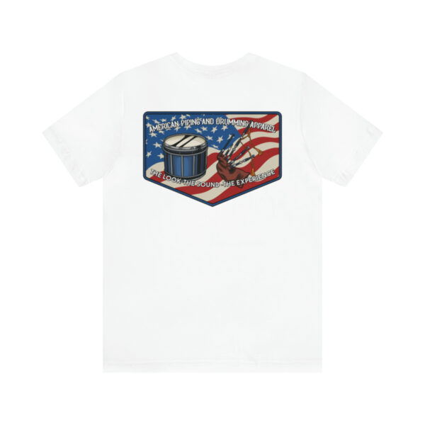 American Piping and Drumming Apparel Badge  Short Sleeve Tee - Image 4