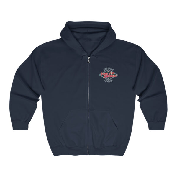 American Piping and Drumming Apparel Logo Full Zip Hooded Sweatshirt