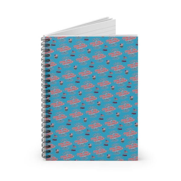 American Piping and Drumming Apparel Spiral Notebook - Ruled Line (Turquoise) - Image 2