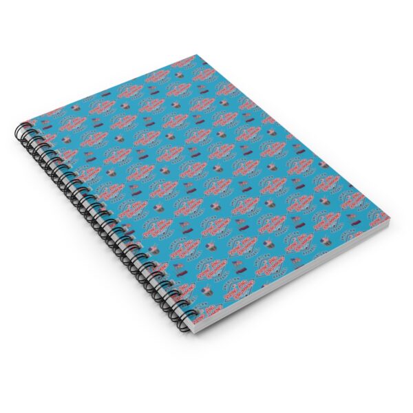 American Piping and Drumming Apparel Spiral Notebook - Ruled Line (Turquoise) - Image 3