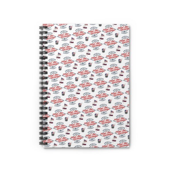 American Piping and Drumming Apparel Spiral Notebook - Ruled Line (White)