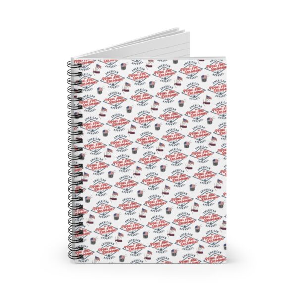 American Piping and Drumming Apparel Spiral Notebook - Ruled Line (White) - Image 2