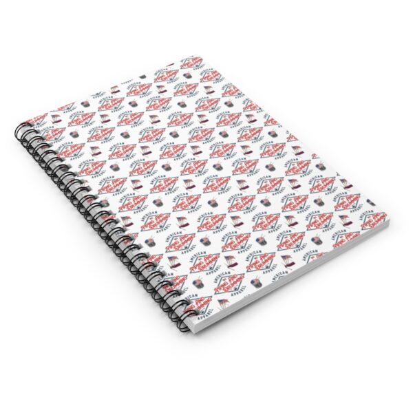 American Piping and Drumming Apparel Spiral Notebook - Ruled Line (White) - Image 3