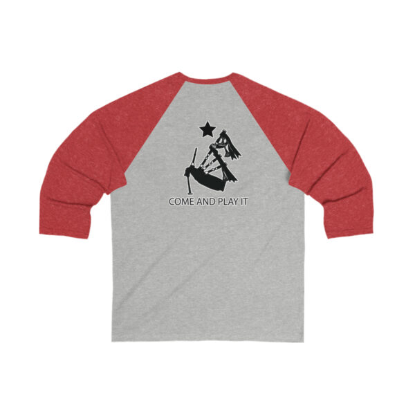 Come and Play It Piper 3/4 Sleeve Baseball Tee - Image 7