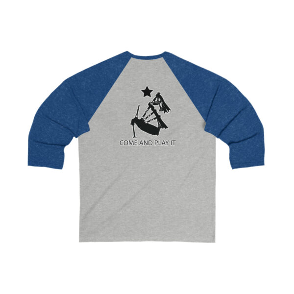 Come and Play It Piper 3/4 Sleeve Baseball Tee