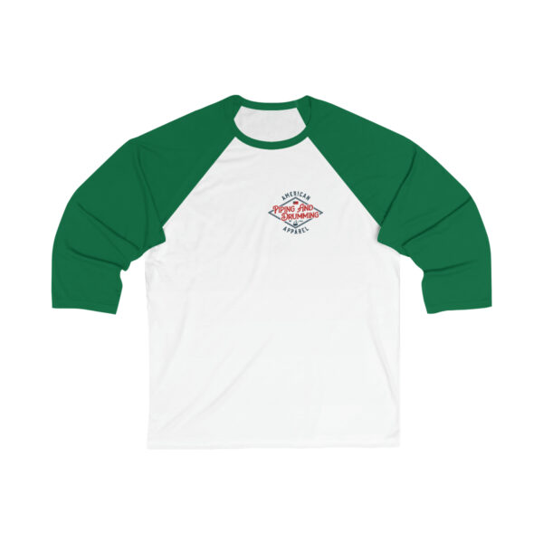 Come and Play It Piper 3/4 Sleeve Baseball Tee - Image 4