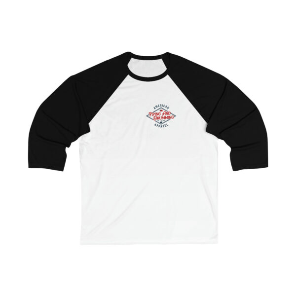 Come and Play It Piper 3/4 Sleeve Baseball Tee - Image 6