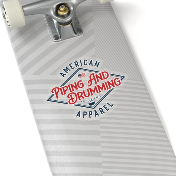 American Piping and Drumming Apparel Logo Kiss-Cut Stickers - Image 11