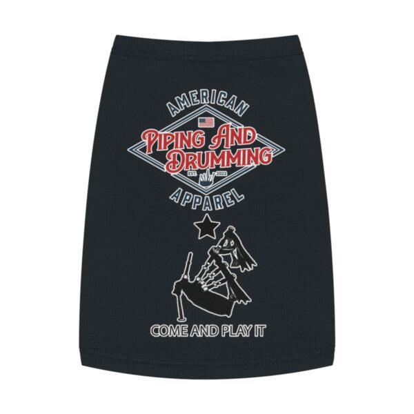 American Piping and Drumming Apparel/ Come and Play It Piper Pet Tank Top - Image 5