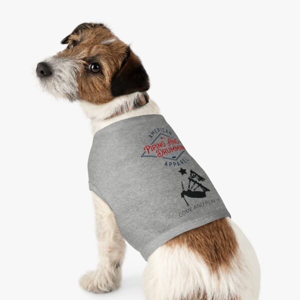 American Piping and Drumming Apparel/ Come and Play It Piper Pet Tank Top - Image 2