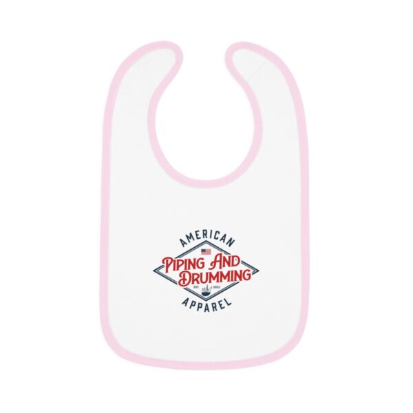 American Piping and Drumming Apparel Logo Baby Bib - Image 5