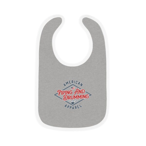 American Piping and Drumming Apparel Logo Baby Bib - Image 6