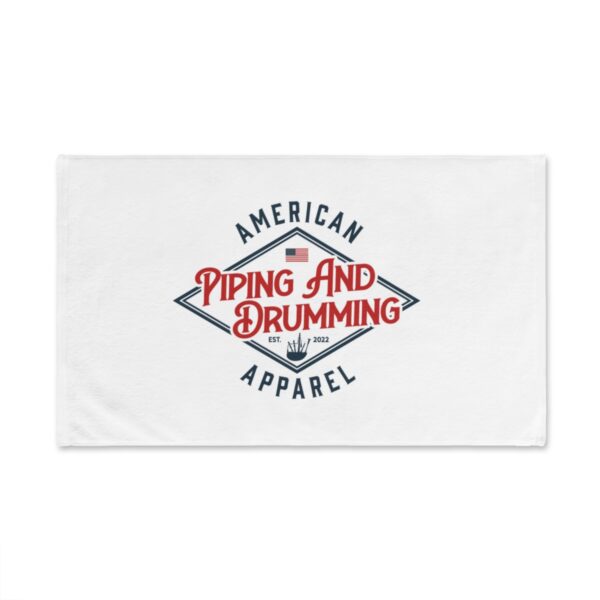 American Piping and Drumming Apparel Logo Hand Towel