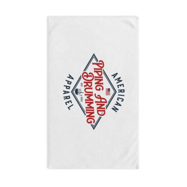 American Piping and Drumming Apparel Logo Hand Towel - Image 2