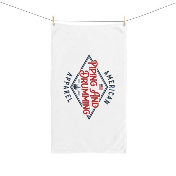 American Piping and Drumming Apparel Logo Hand Towel - Image 3