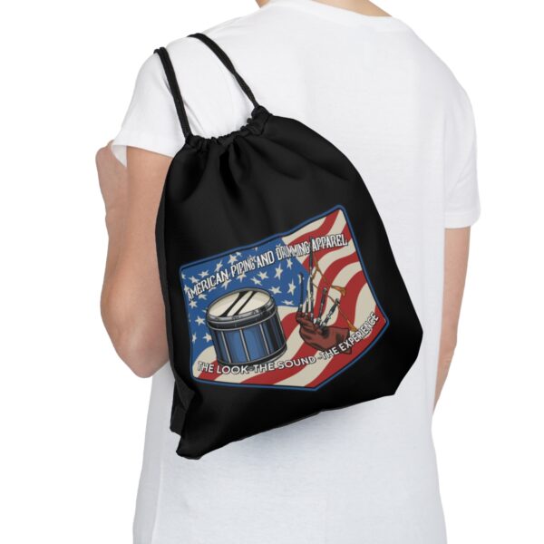 American Piping and Drumming Apparel Badge Drawstring Bag - Image 5