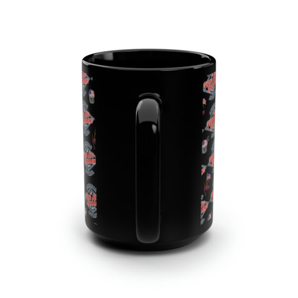 American Piping and Drumming Apparel Black Mug, 15oz - Image 3