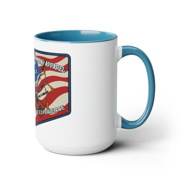 American Piping and Drumming Apparel Badge Two-Tone Coffee Mugs, 15oz - Image 13