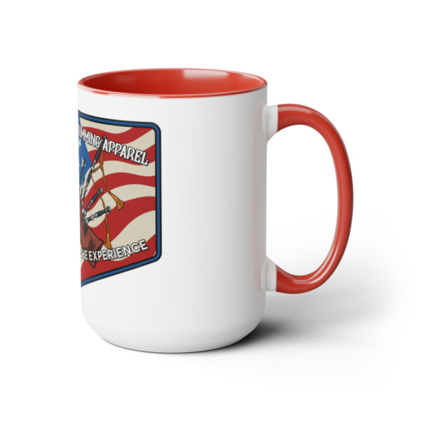 American Piping and Drumming Apparel Badge Two-Tone Coffee Mugs, 15oz - Image 23